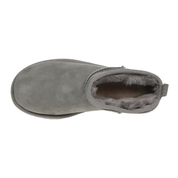 Stövlar - UGG - CLASSIC ULTRA MINI - Dam - Läder - Grå - Platt Grå 41