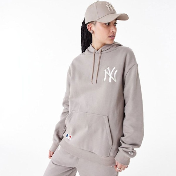 New York Yankees League Essential Oversized Hoodie kastanj XL