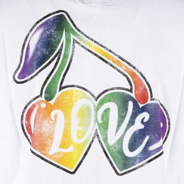 Ss Guess Rainbow T-shirt Vit S