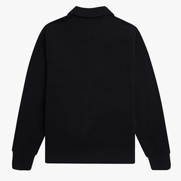 Fred Perry Herr FP Half Zip Black Sweatshirt - Långa ärmar - Andra kragar Svart jag