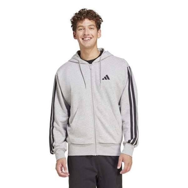 Sweatshirt Adidas Sport M 3S Ft Fz Hd Grå XL
