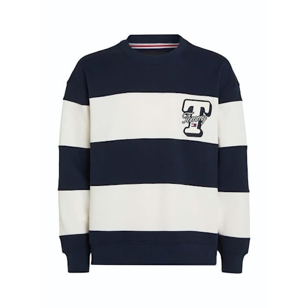 Tommy Jeans Tjm Rlx Cut & Sew Le Sweatshirt - TOMMY JEANS - Herr - Långa ärmar - Andra kragar - Vit Vit jag