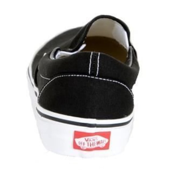 Vans Classic Slip-On Sneaker Svart - Herr - Canvas - Elastisk - Vulkaniserad gummisula Svart 40