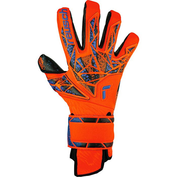 Reusch Attrakt Fusion målvaktshandskar hyper orng/elec blue/bck XL/XXL