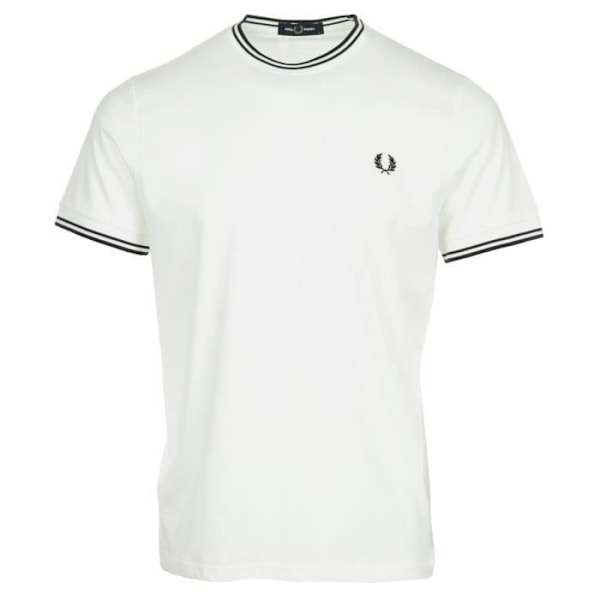 Fred Perry T-shirt med tvillingtopp Vit XL