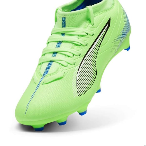 Puma Ultra Match FG/AG fotbollsskor för barn Kolsyrat Apple-PUMA White-Bluemazing 38