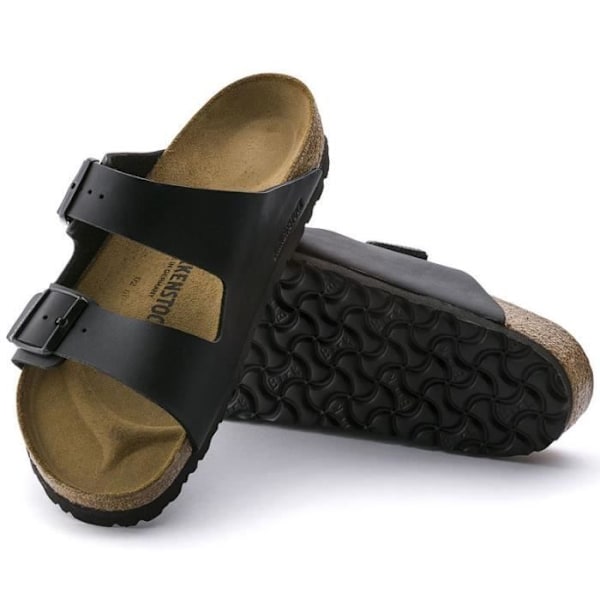 Arizona Mules herr - BIRKENSTOCK - Röd mocka - Svart - Syntet - Herr Svart 44