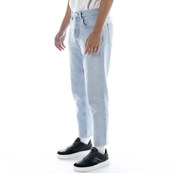 Amish Jeremiah Bleached Denim Pants Ljusblå Turkos 28