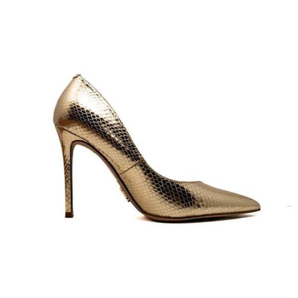 Damstövlar - Steve Madden Evelyn - Python Effect - Guld Guld 38