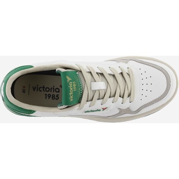 VICTORIA C80 klassiska lädersneakers 8800119 Grön 45