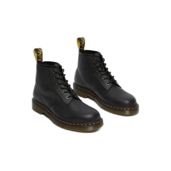 Dr Martens 101 Stövlar - Svarta - 36 - Nappaläder - Gula sömmar - AirWair hälslinga Svart 36