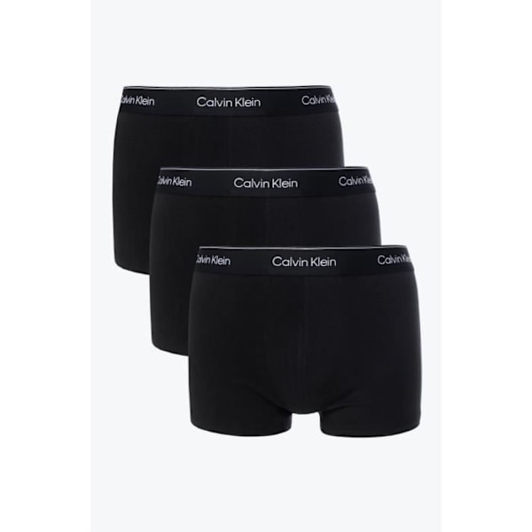 Förpackning med 3 extra mjuka stretchboxers - Calvin Klein - Herr Svart jag