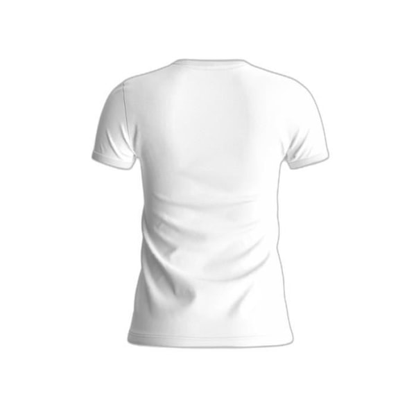 Guess Mini Triangle dam t-shirt - ren vit - S ren vit XL