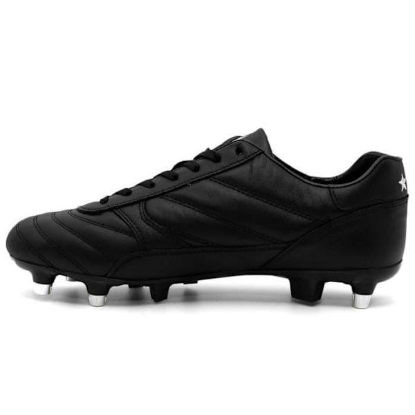 Pantofola d'Oro Alloro LC svarta fotbollsskor - Vuxen - Mjuk mark (SG) Svart 44 1/2