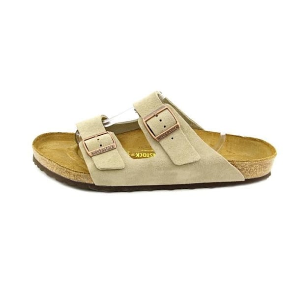 Birkenstock Arizona Lädersandaler för kvinnor - Beige Beige 37