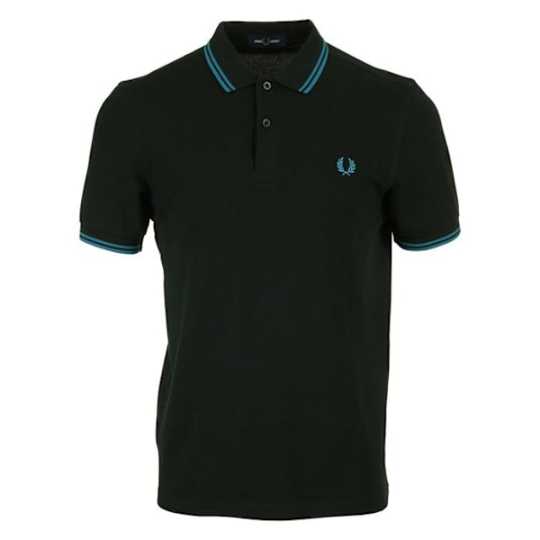 Fredperry Fp Pikétröja med dubbla knappar Fred Perry Grön jag