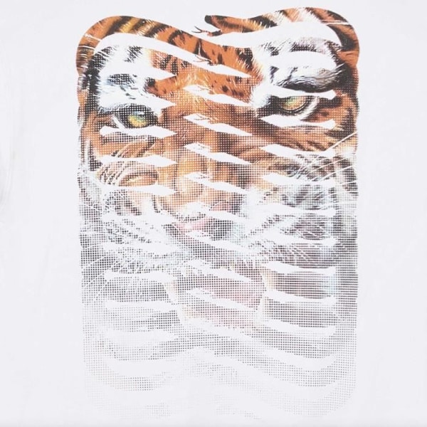 Tiger Ribs Sweatshirt - PROPAGANDA - Herr - Vit - Långa ärmar - Huvkrage Vit XL