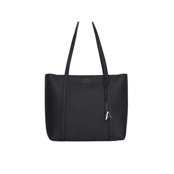 Armani Exchange Damhandväskor Äkta Svart Läder Svart