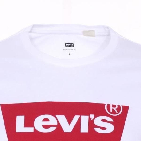 LEVIS T-tröja Housemark White Man Vit XL