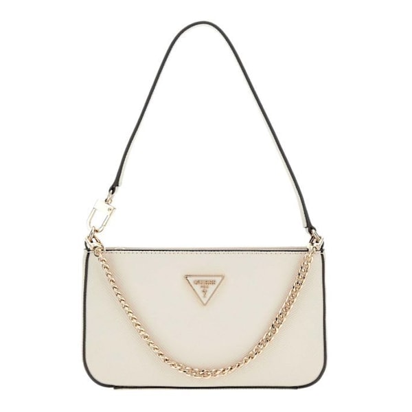 GUESS Ljusgrå axelväska för kvinnor - Noelle Mini Top Zip Axelväska Bone 290479 ljusgrått
