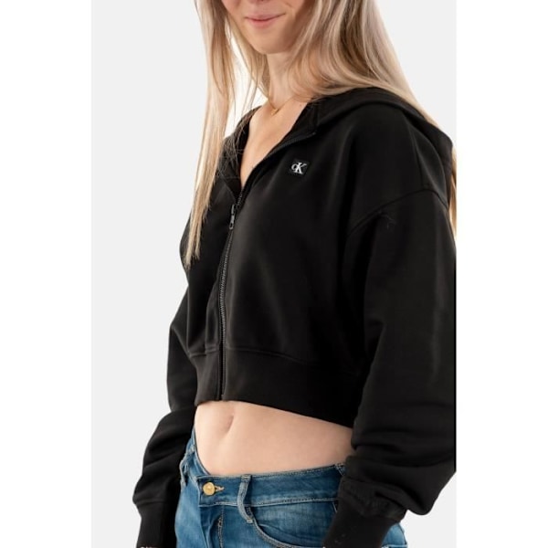 sweatshirt calvin klein jeans embro badge beh ck svart Svart M