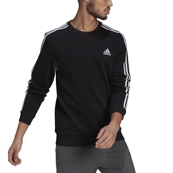 Adidas Herr Essentials 3-Stripes Topp Svart GK9106 Svart XS