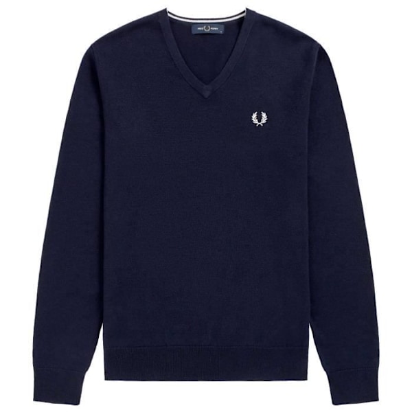 Fred Perry Klassisk V-ringad tröja - Blå - Herr Blå XS