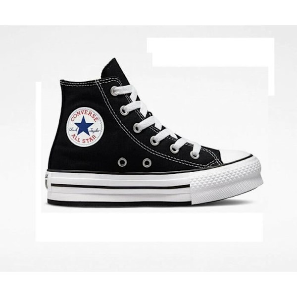 CONVERSE CHUCK TAYLOR ALL STAR EVA LIFT SNEAKERS NERO BAMBINO 372859C (27 - NERO) Nero 27