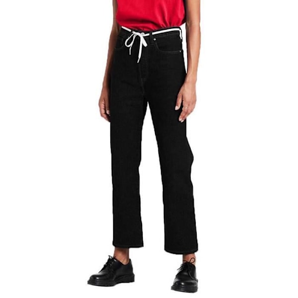 Levis ® Ribcage Pants - Dam - Svart - Figursydd - Ultrahög midja Svart 24