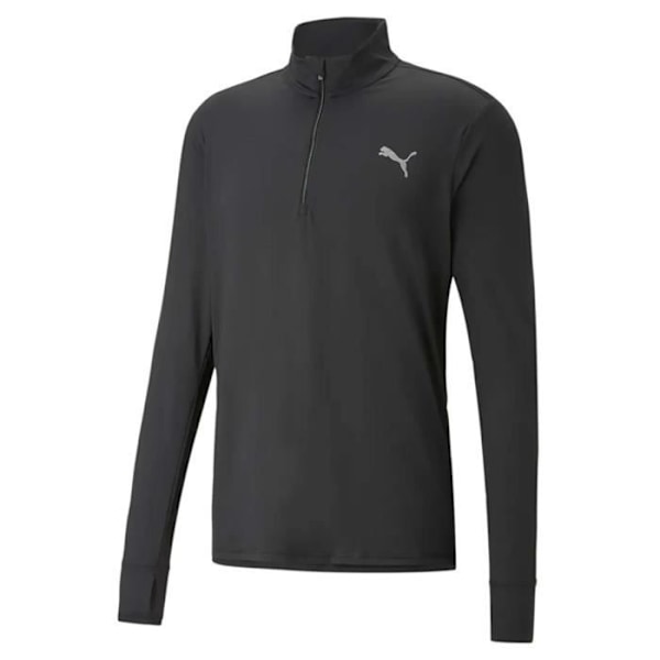 Puma Run Favorite 1/4 Zip Sweatshirt M Svart jag