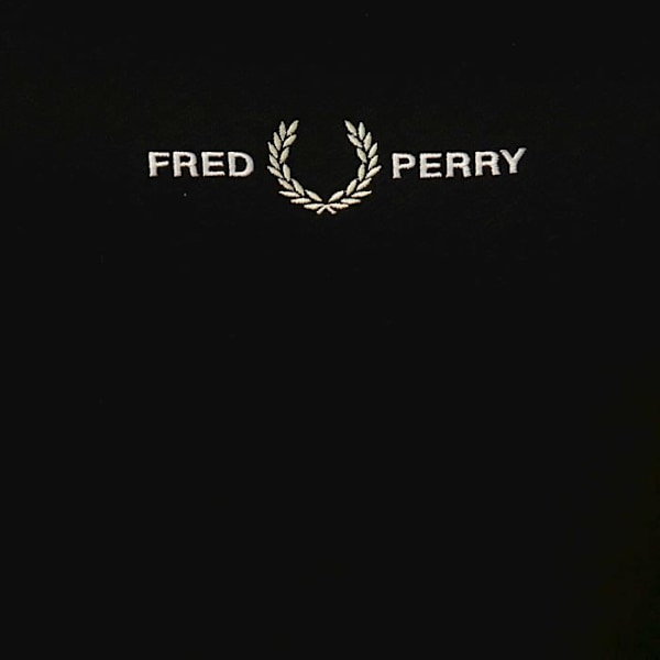 Sweatshirt - FRED PERRY - Herr - Långa ärmar - Huvkrage - Svart Svart XS