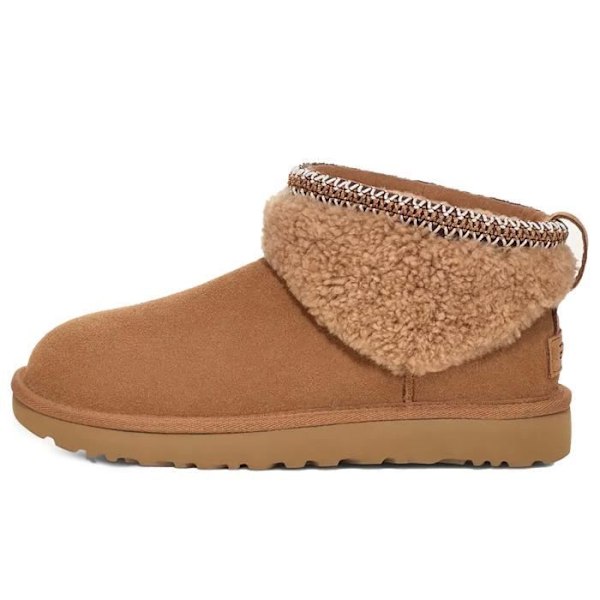 Ugg Australian W Classic Ultra Mini Maxi stövlar med spänne Brun 39