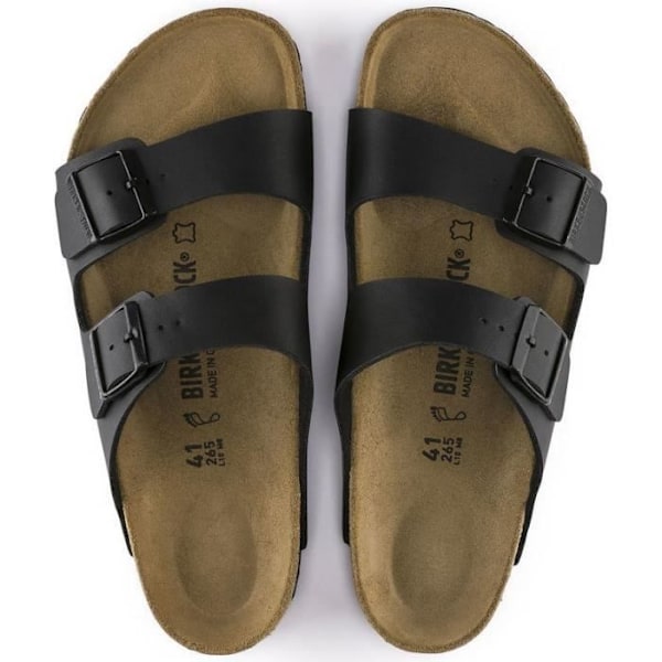 Arizona Mules herr - BIRKENSTOCK - Röd mocka - Svart - Syntet - Herr Svart 42