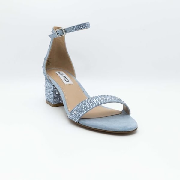 Damsandal - STEVE MADDEN - Irenee-G - Turkos - Swarovski-applikationer - 6 cm klack Turkos 37 1/2