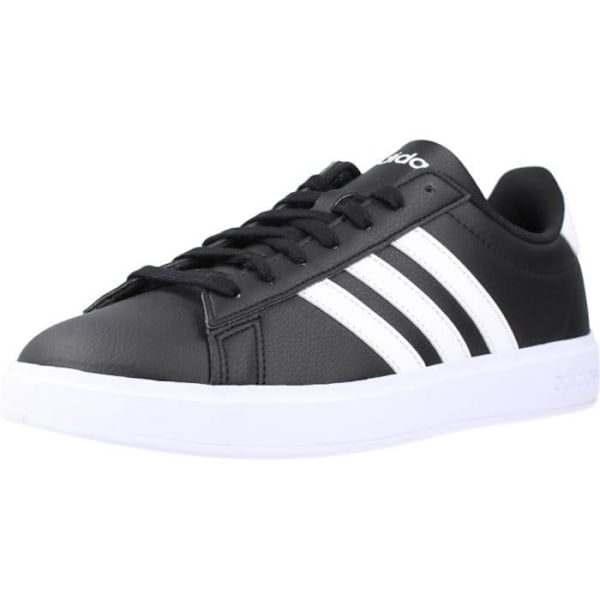 Sneaker - ADIDAS - 125358 - Svart - Herr - Spetsar - Syntet - Platt Svart 44