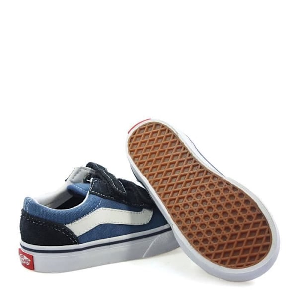 Vans Old Skool Kardborreband Marinblå Canvas Sneakers för småbarn - Barn - Scratch - Unisex - Blå - VANS - Textil Blå 22