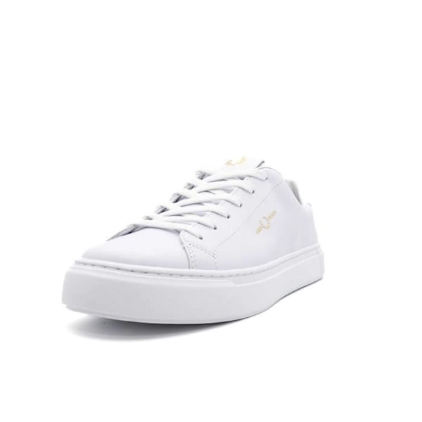 Sneakers för män - FRED PERRY - FP B71 Vit Läder - Snören - Platta Vit 40