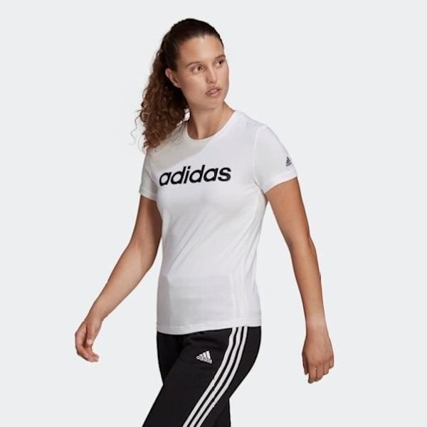 ADIDAS W LIN T T-SHIRT BIANCO GL0768 (M - BIANCO) Bianco jag