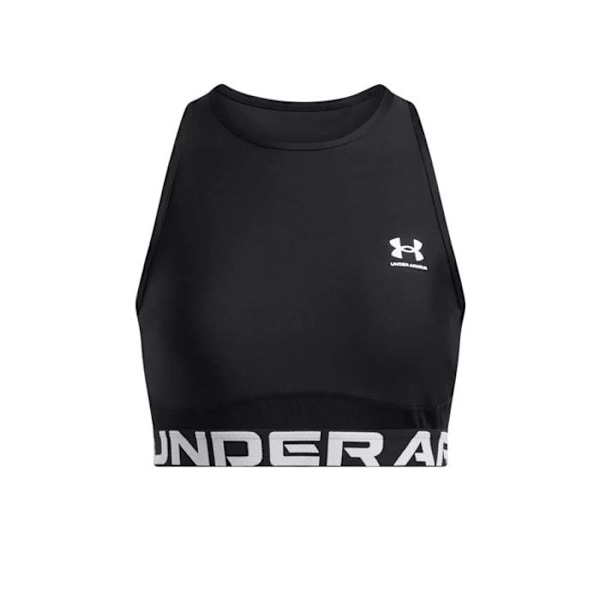 Linne - Under Armour - Heatgear Rib - Svart - Regular Fit - Dam Svart jag