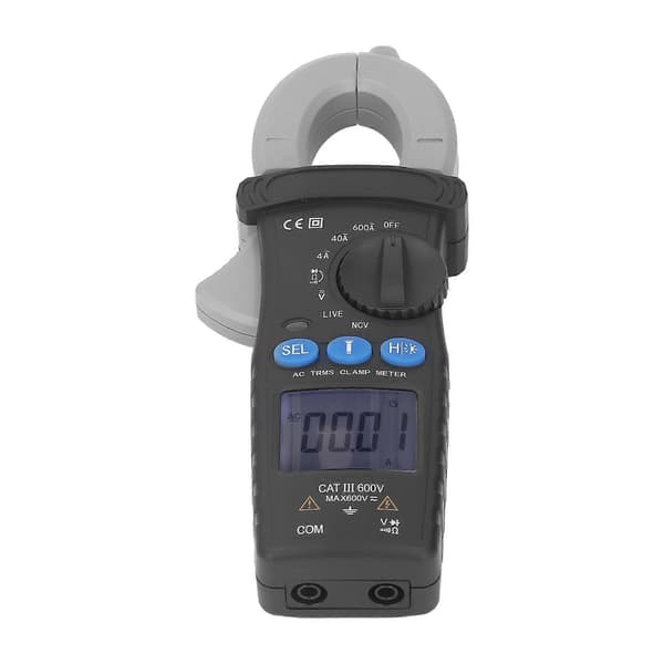 Smart Clamp Multimeter Hög Noggrannhet 600A Beröringsfri Bakgrundsbelyst Digital Display Clamp Meter