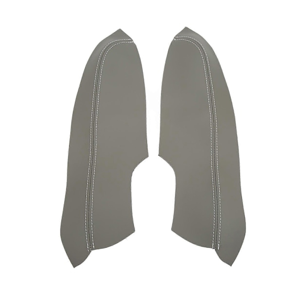 2 st/set Mikrofiberläder Främre Dörrpanel Armstödsskydd Repskydd Ersättning för Civic 2005?2011 Grå