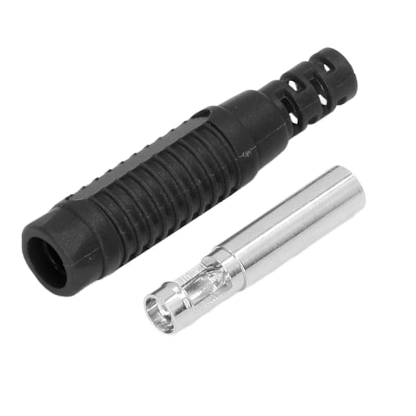 10 Sæt Banan Hun Socket Messing PA Jack Stik Isolationsrør Tryk Pasform Adapter J.10031Sort