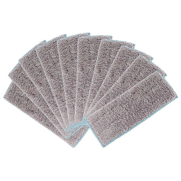 Ersättningsbara tvättbara och återanvändbara våtmoppningsdynor kompatibla för M6 6110 6112 Robotmopp 10-pack