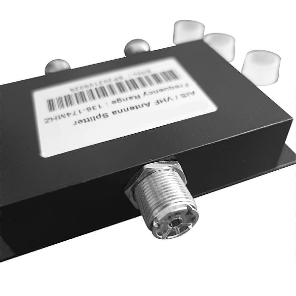 MA-Splitter VHF Splitter Tovejs VHF Antenne Strømdeler 136-174MHz Strømdeler Splitter UFL Hun Conectores B