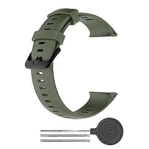 For Polar Vantage V2 Silikon Klokkereim Army Green