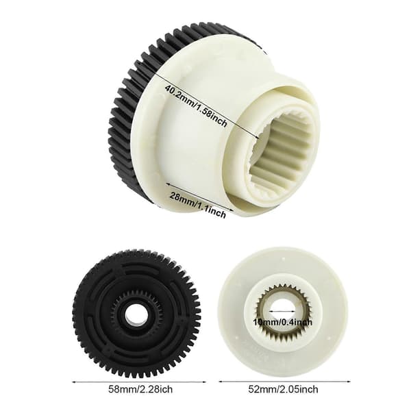 2 stk. Gearkasse Transfer Case Servo Aktuator Motor Reparationssæt til X3 E83 E53 27107566296 84732277