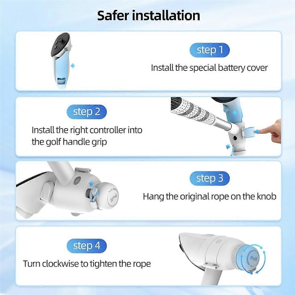 VR Golfkølle Adapter til Quest 3 VR Handle Controller Tennis Baseball Kajak Spil til Quest 3 VR Tilbehør
