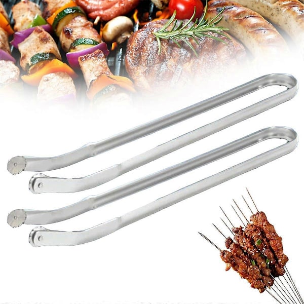BBQ Pølse Vendetang, BBQ Pølse Grilltang, BBQ Pølse Fylltang, Langt Håndtak Kjøkkentang for Vending C