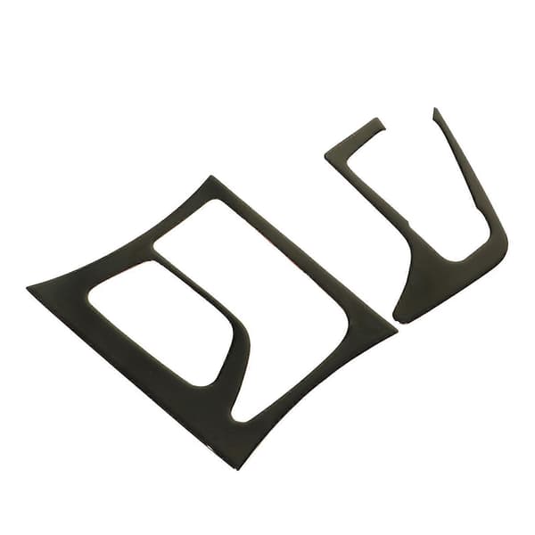 2 STK Gear Shift Box Panel Cover Piano Sort Rustfri Letvægts Erstatning Til Dodge Charger 2015?2022
