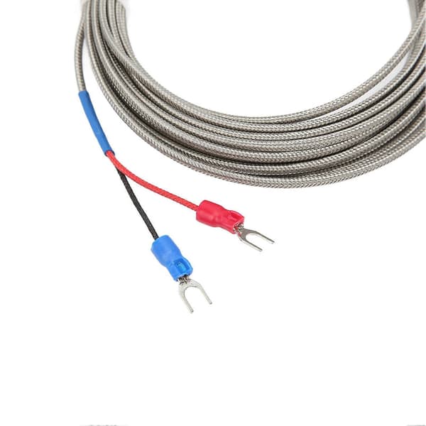 Termoelement K Typ Hållbar Stark Anti-interferens Korrosionsbeständig Temperaturkontroller Probe 5 meter